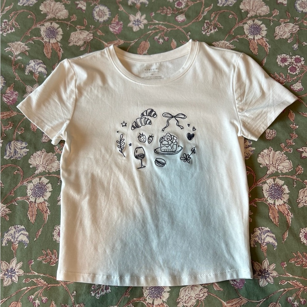 Embroidered Baby Tee